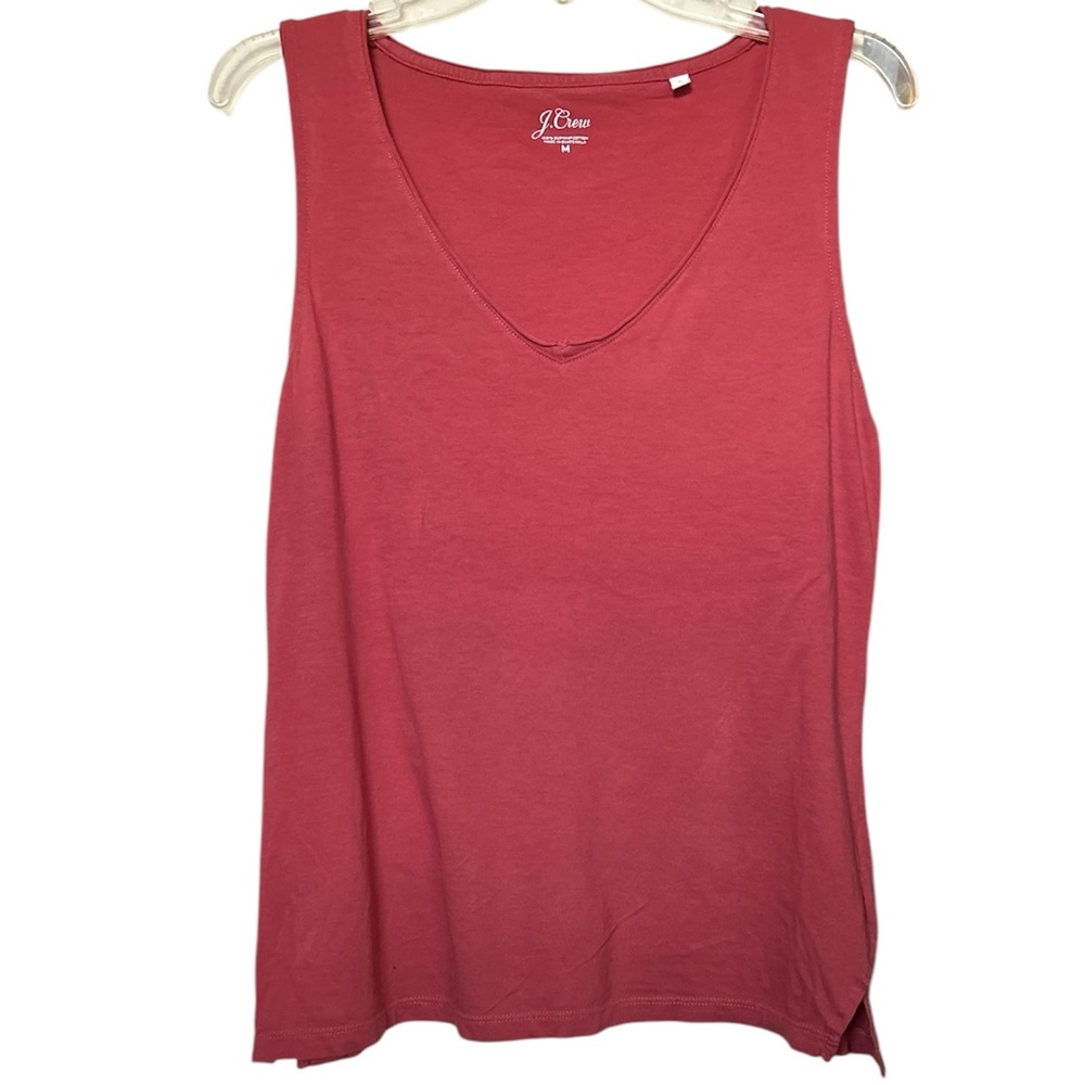 J. Crew raw edge v neck tank